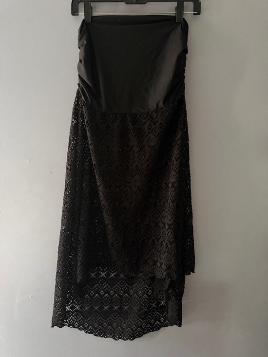 Bisou Bisou Other - Bisou Bisou Black Lace Swim Coverup Skirt or dress